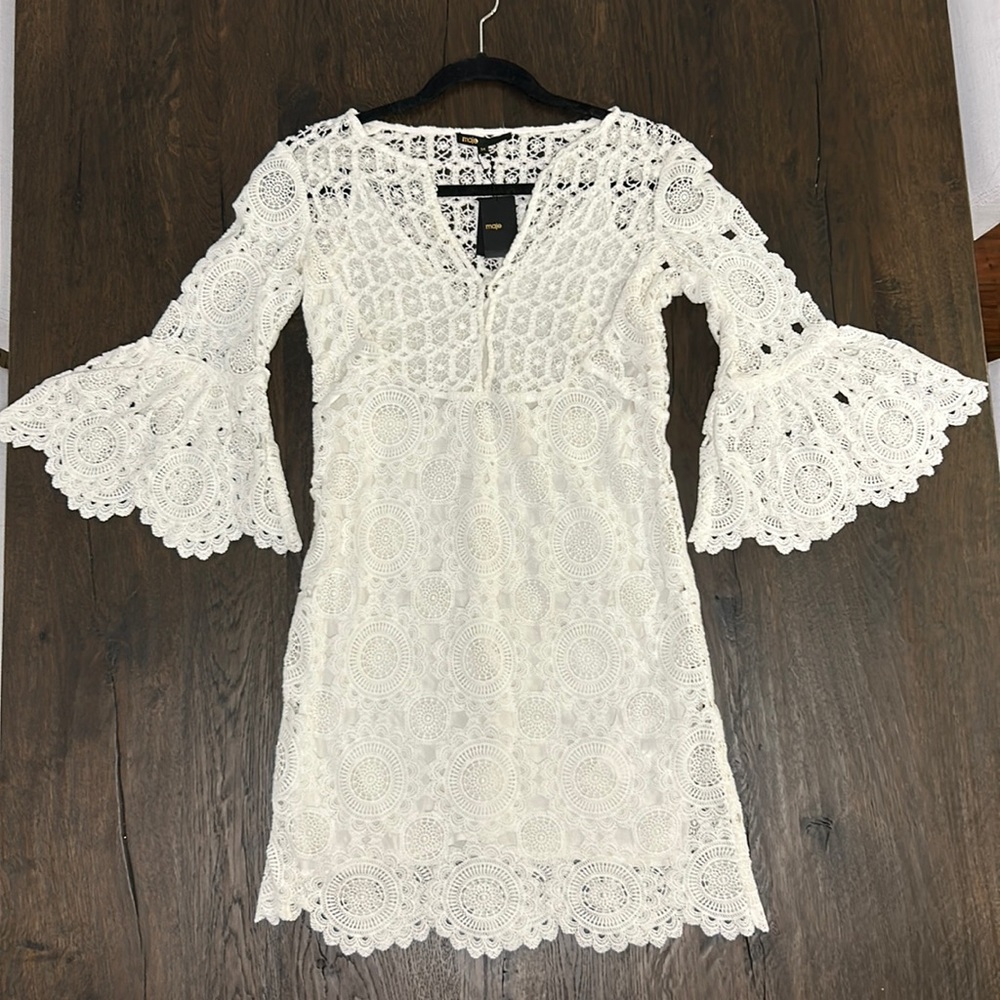 Maje white dress